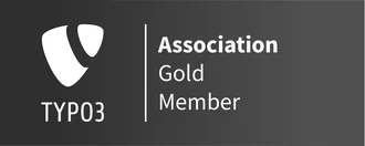 Logo TYPO 3 Association Gold Member