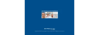 Rückseite der Ausbildungsbroschüre von EK-Pack Folien mit Gruppenfoto lächelnder Auszubildender, QR-Code zum Unternehmensleitbild und Kontaktdaten des Unternehmens – inklusive Adresse, Telefonnummer, E-Mail und Website