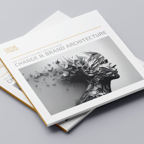 Titelseite der Denkströme Broschüre "Change & Brand Architecture"